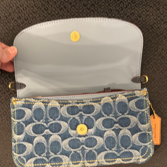 Coach Blue Signature Crossbody Bag - Picture 5 of 9